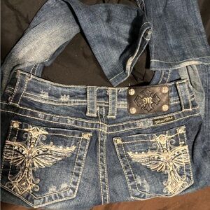 Miss Me Blue Embellished Women's Jeans